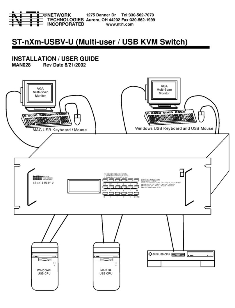 NTI ST-nXm-USBV-U Installation & user guide