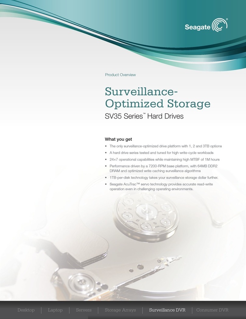 Seagate SV35 Series Operating and safety instructions