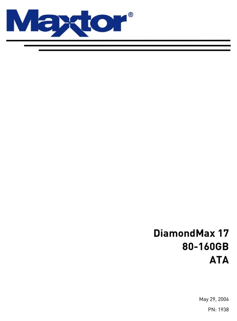 Maxtor DiamondMax 17 80 ATA Installation and use guide