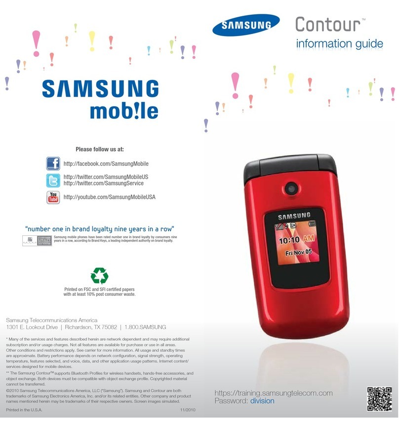 Samsung Contour Information guide