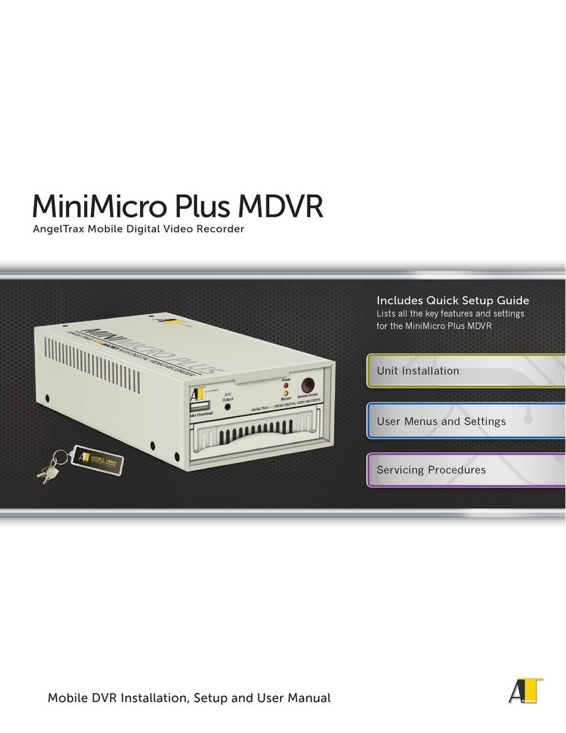 AngelTrax MiniMicro Plus MDVR User manual