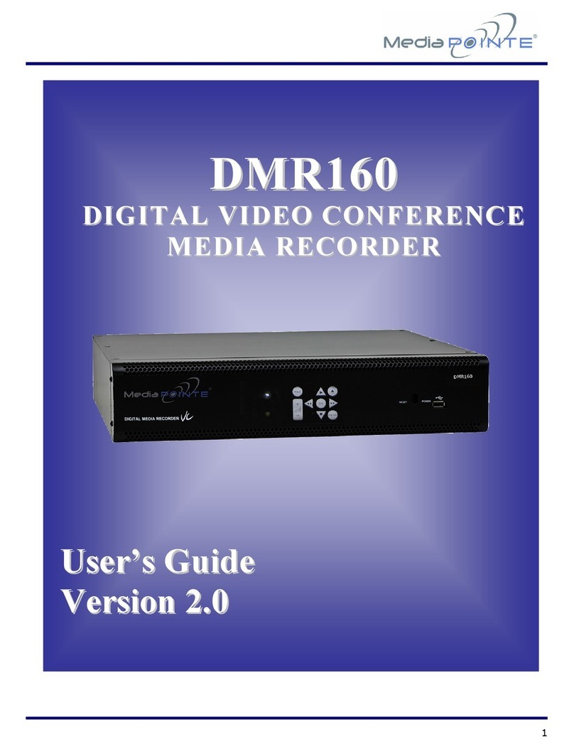 Media Pointe DMR160 user guide