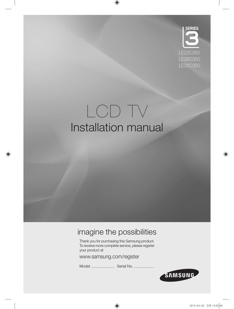 Samsung LE22C350 User manual