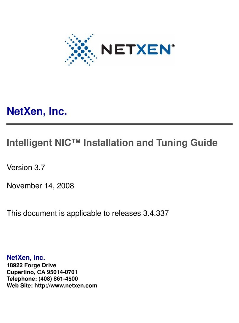 NetXen Intelligent NIC Installation and tuning guide