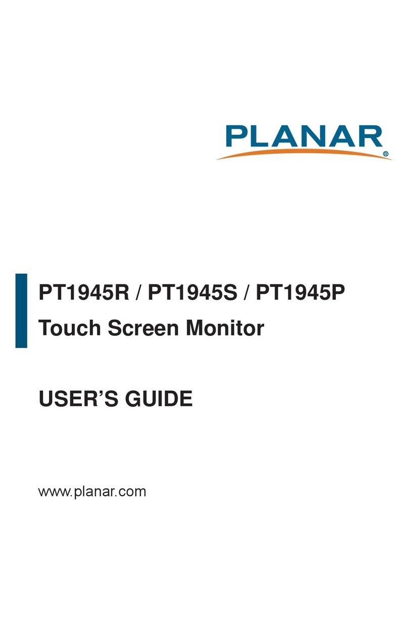 Planar PT1945R User manual Planar PT1945R User manual