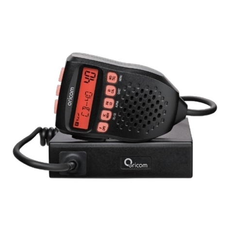 Oricom UHF100 operating instructions