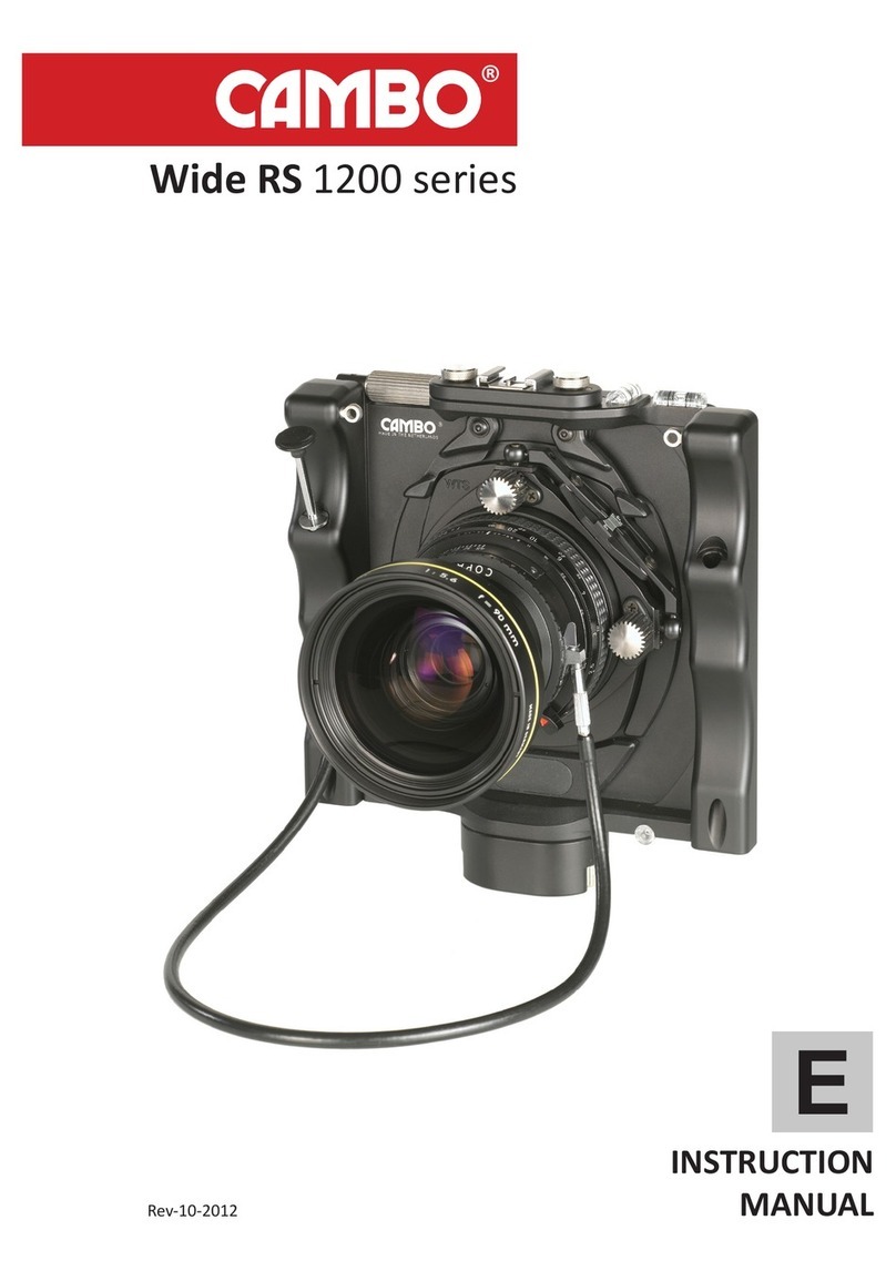Cambo Wide RS 1200 series User manual