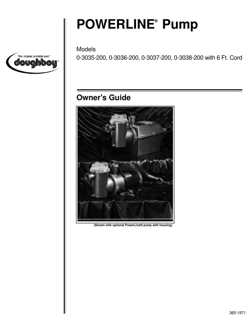Doughboy Powerline 0-3035-200 owner's guide