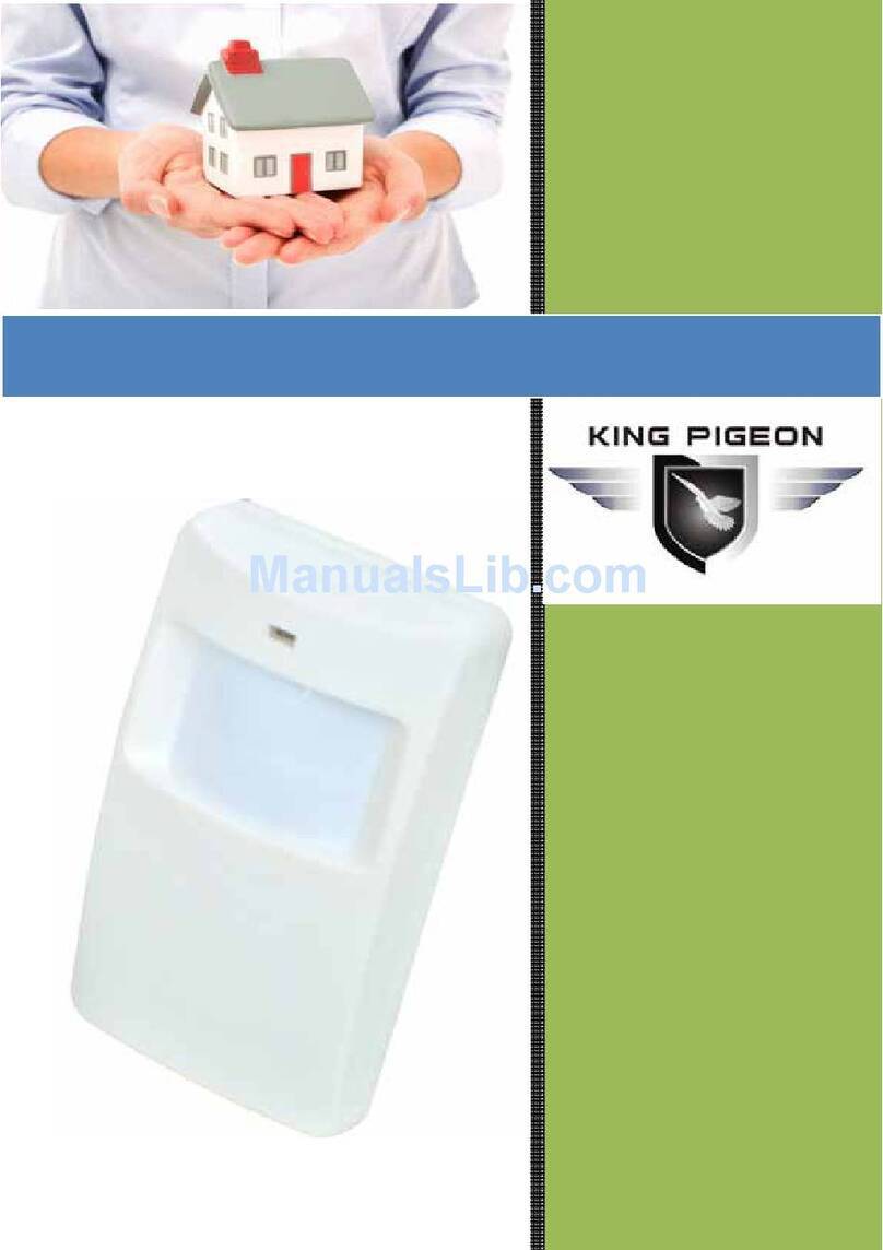 King Pigeon PIR-100B user manual