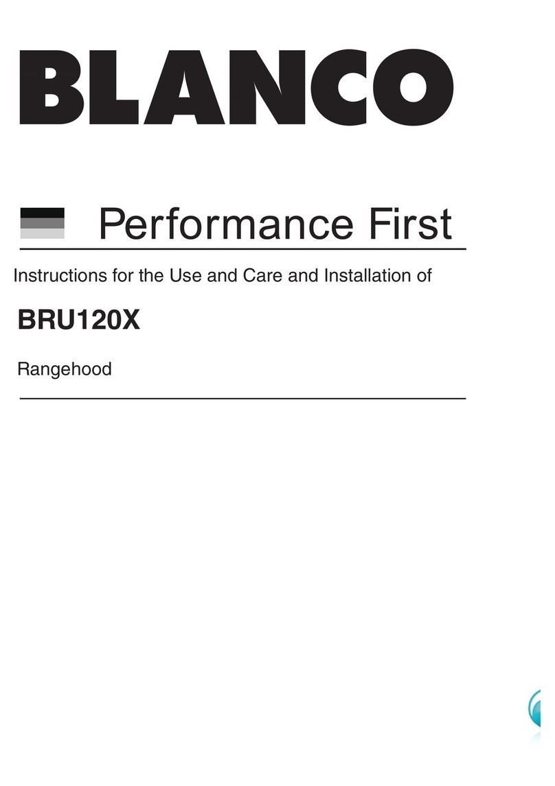 Blanco BRU120X Installation guide