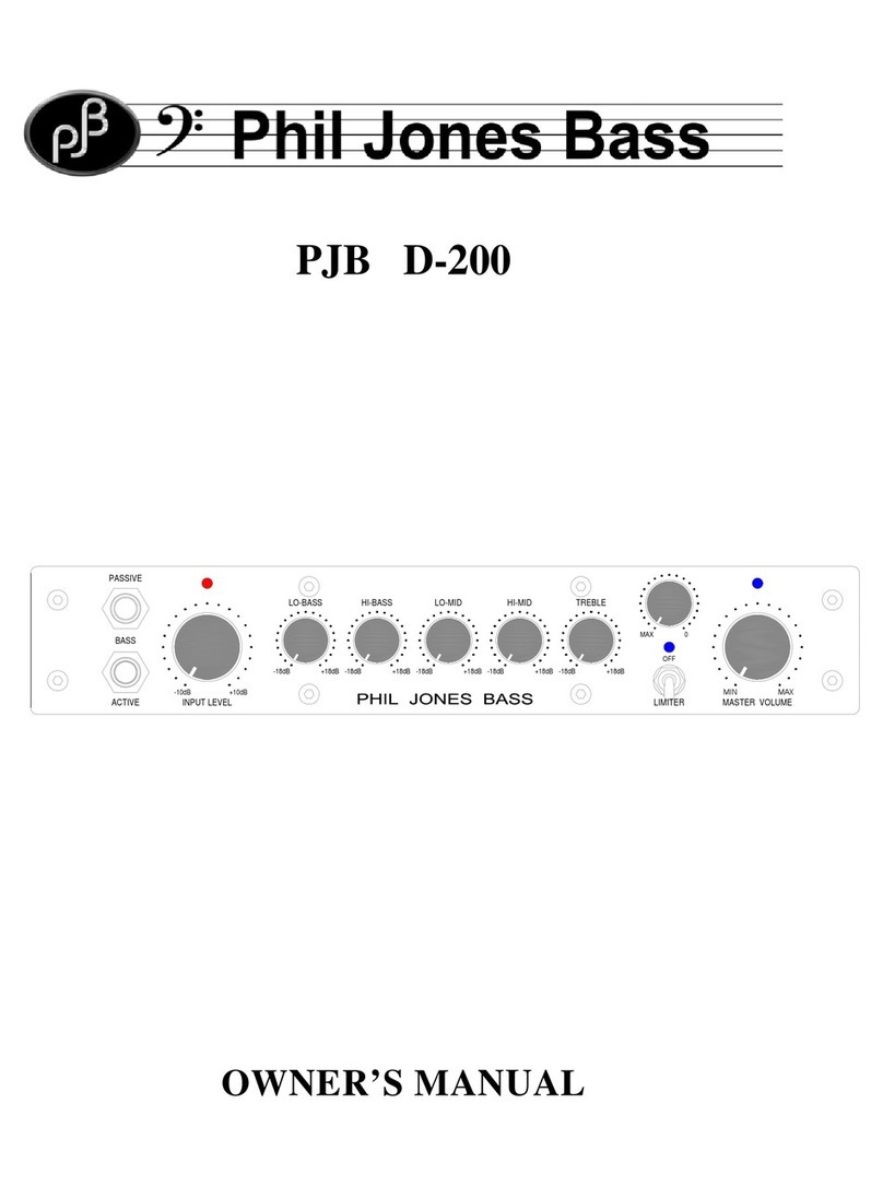 PJB D-200 owner's manual