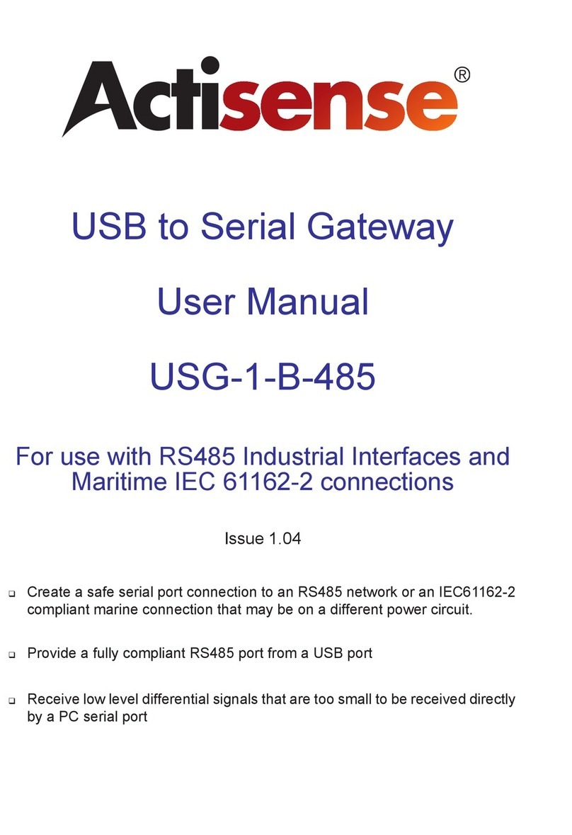 Actisense USG-1-B-485 user manual