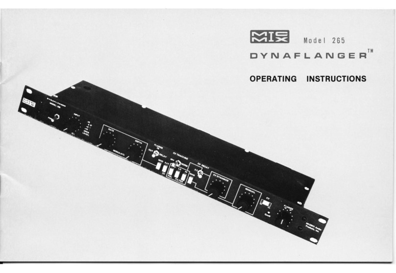 MicMix Audio Dynaflanger 265 operating instructions