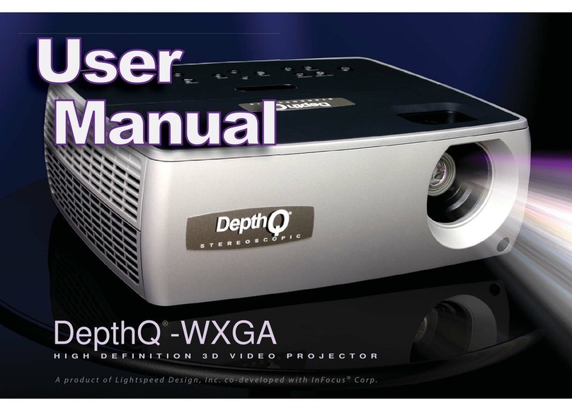 Lightspeed Design DepthQ -WXGA user manual Lightspeed Design DepthQ -WXGA user manual