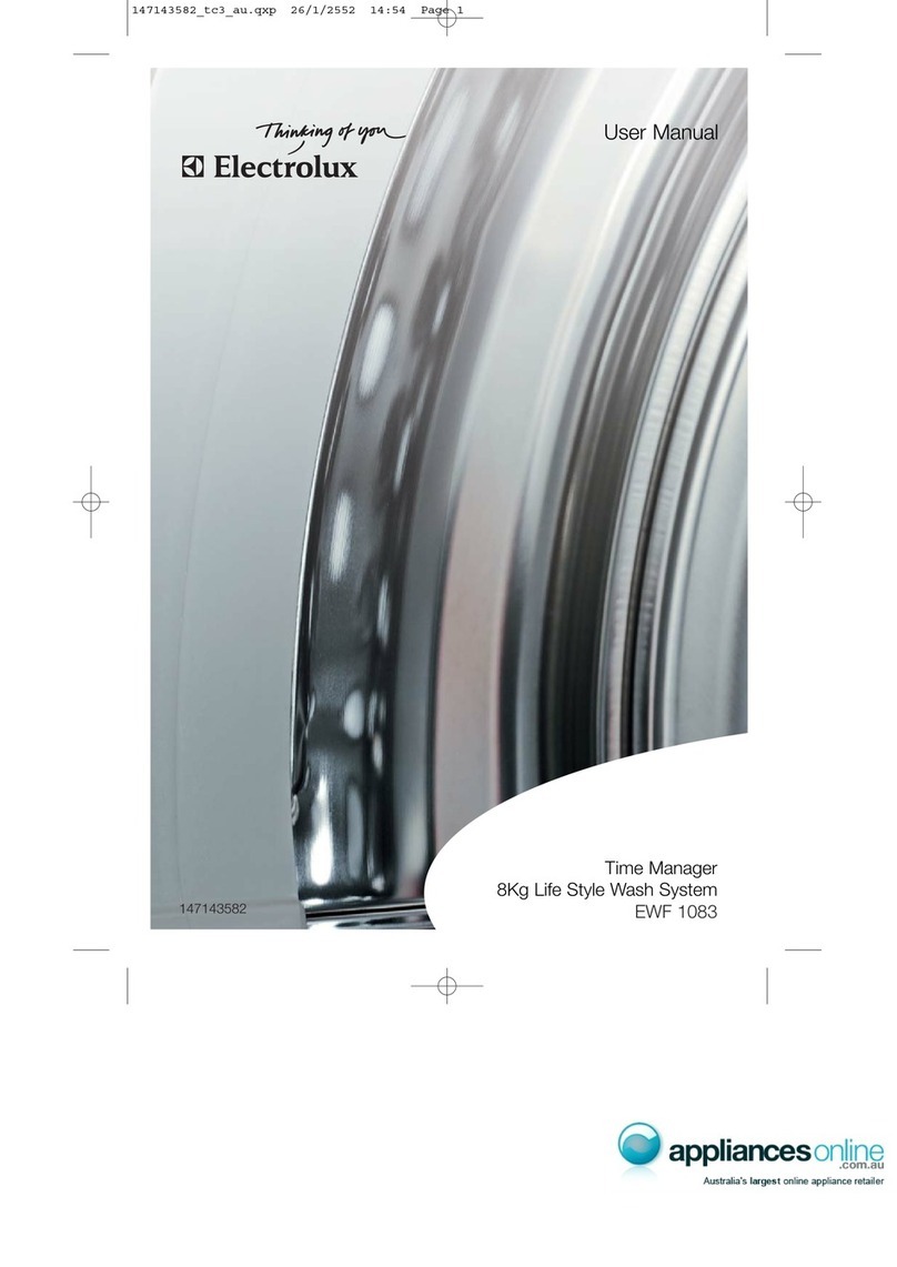 Electrolux EWF 1083 User manual