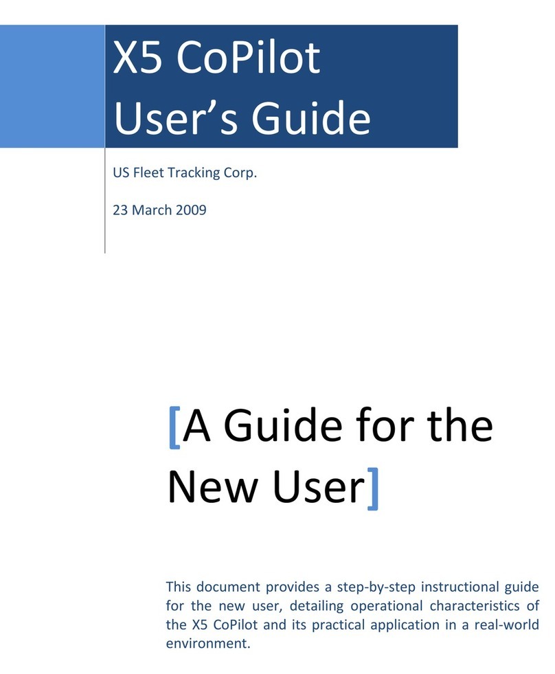 US Fleet Tracking X5 CoPilot user guide