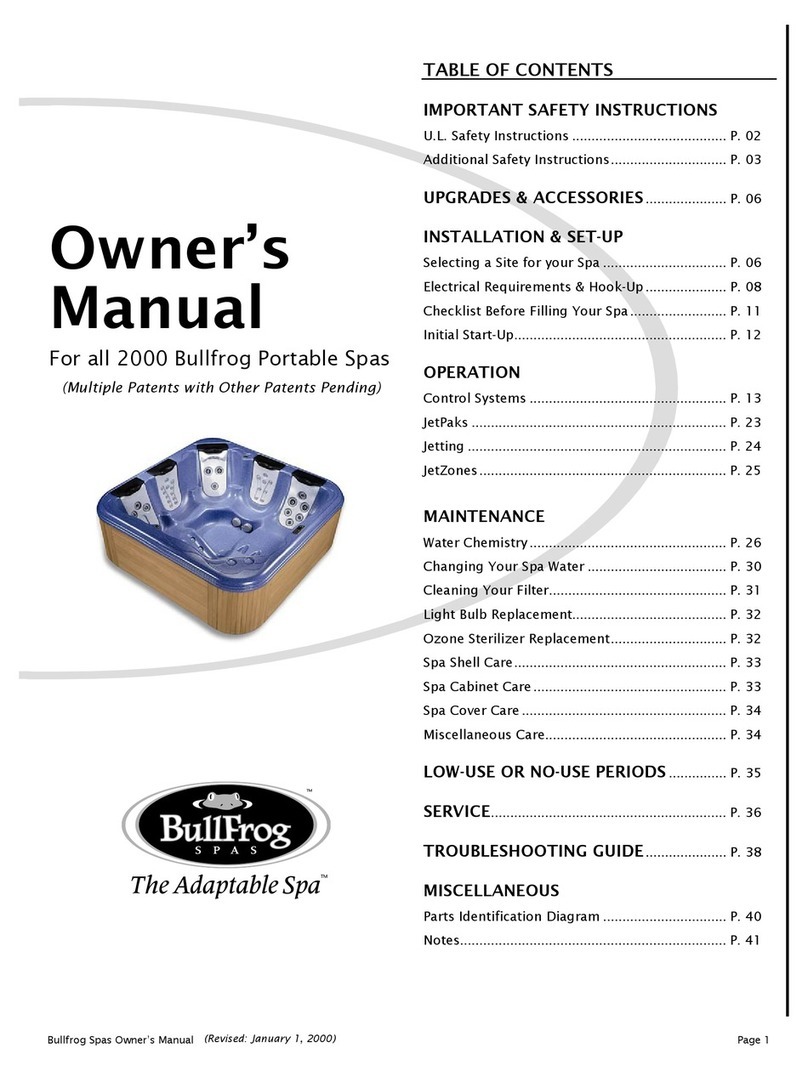 BullFrog 2000 owner's manual