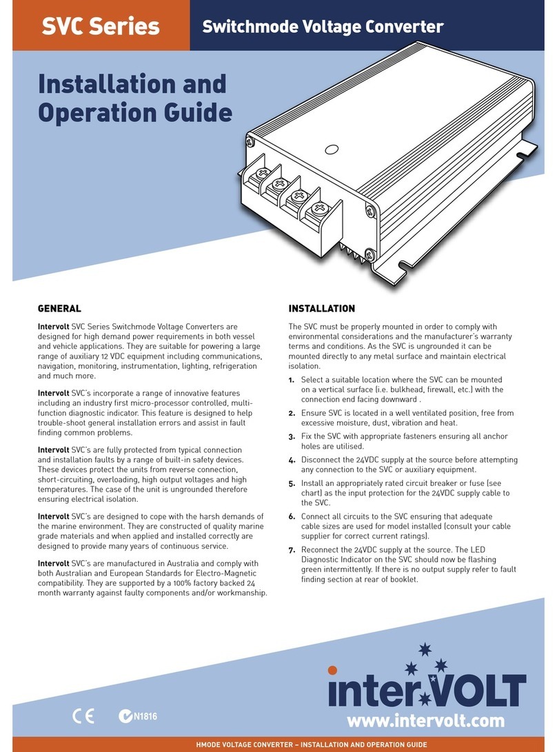 intervolt SVC Series Installation and operation guide