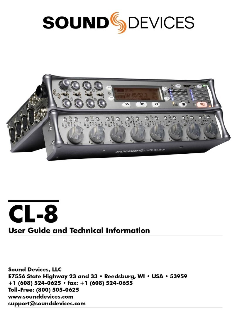 Sound Devices CL-8 user guide