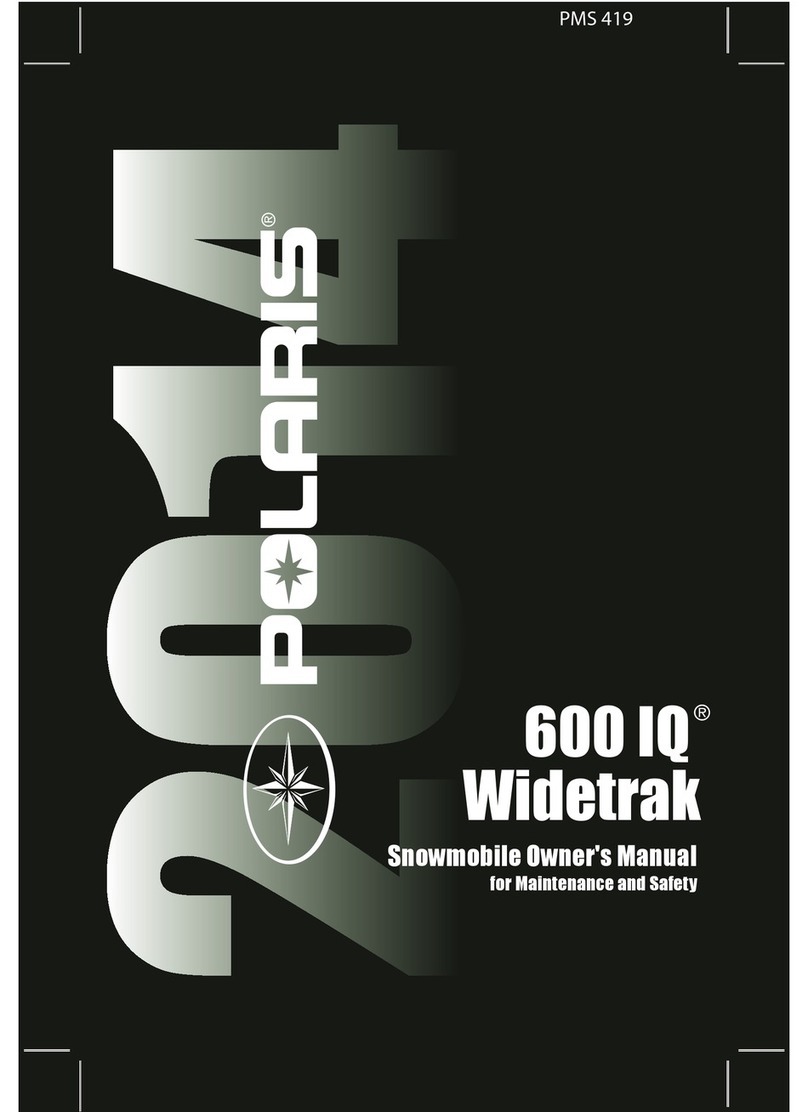 Polaris 600 IQ Widetrak User manual