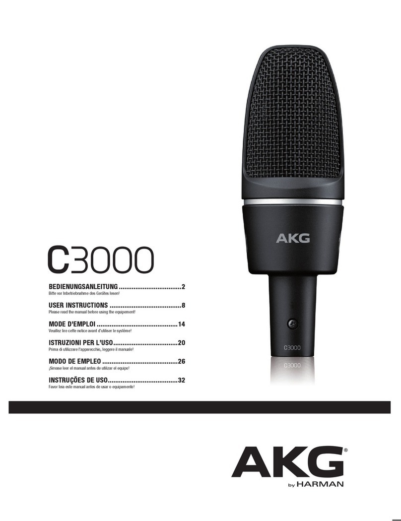 AKG C 3000 User instructions