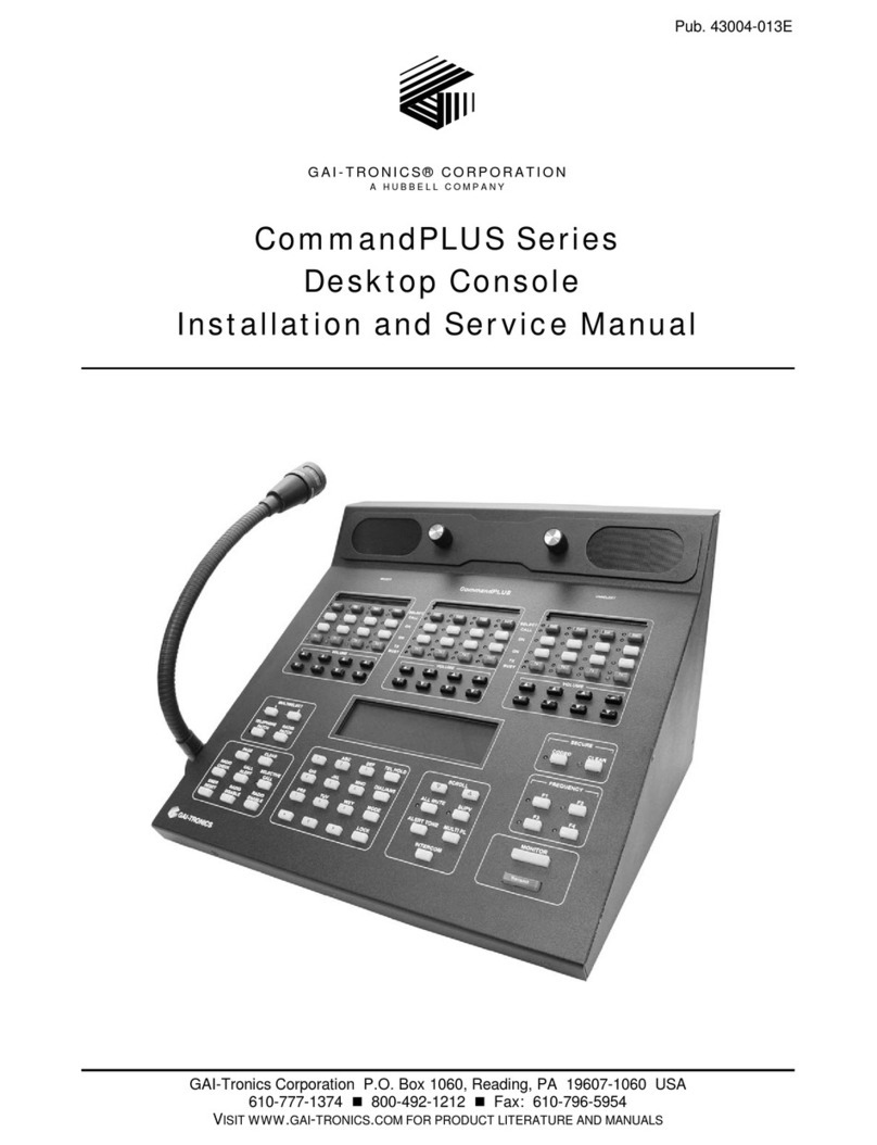 GAI-Tronics CommandPLUS Series Manual