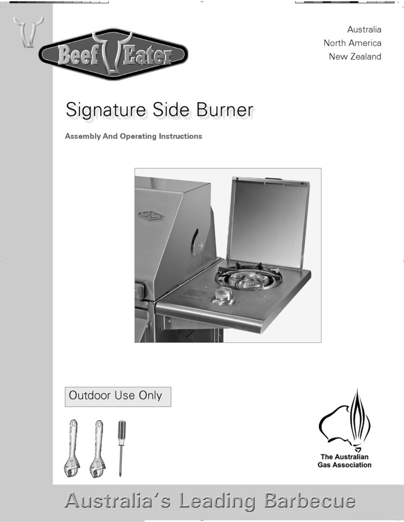 Beef Eater Signature User manual
