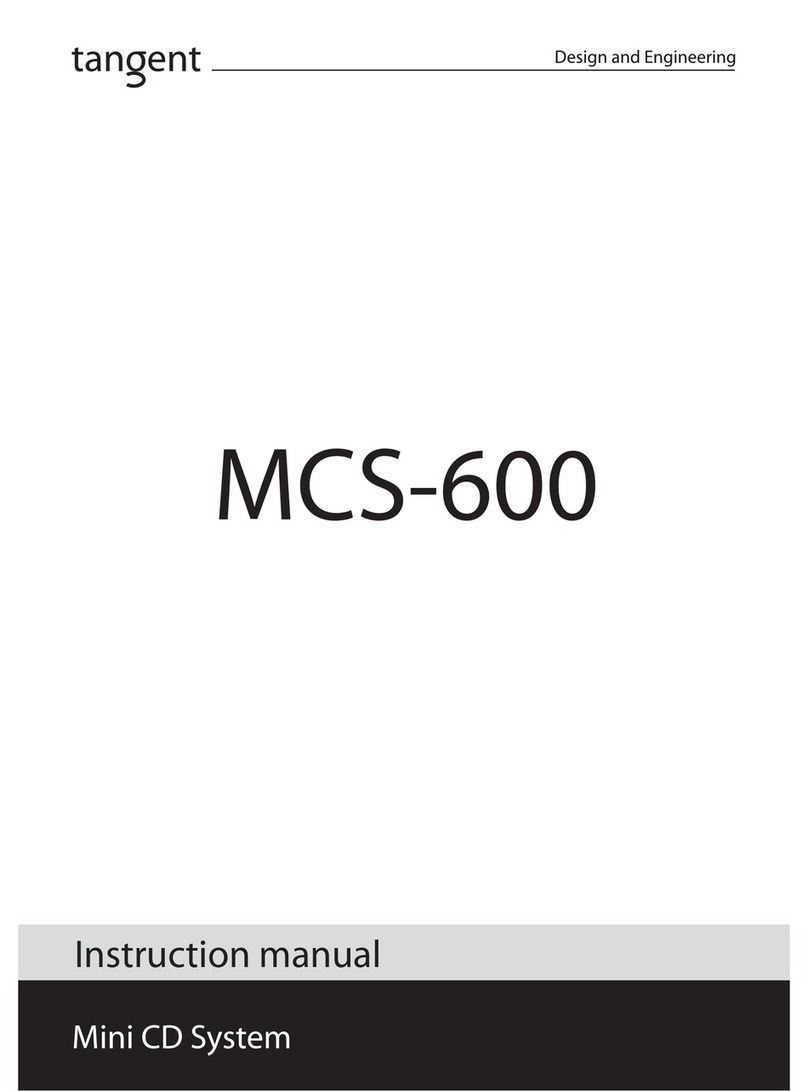 Tangent MCS-600 instruction manual