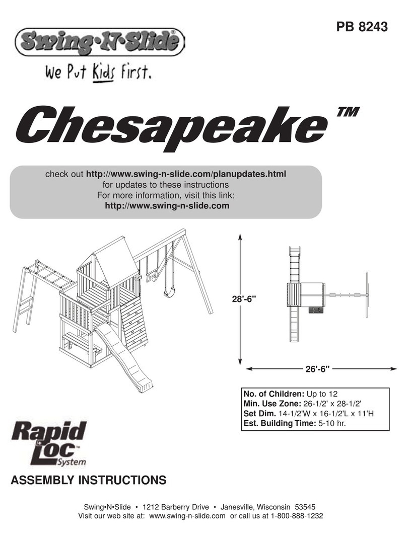 Swing-N-Slide PB 8243 Assembly instructions