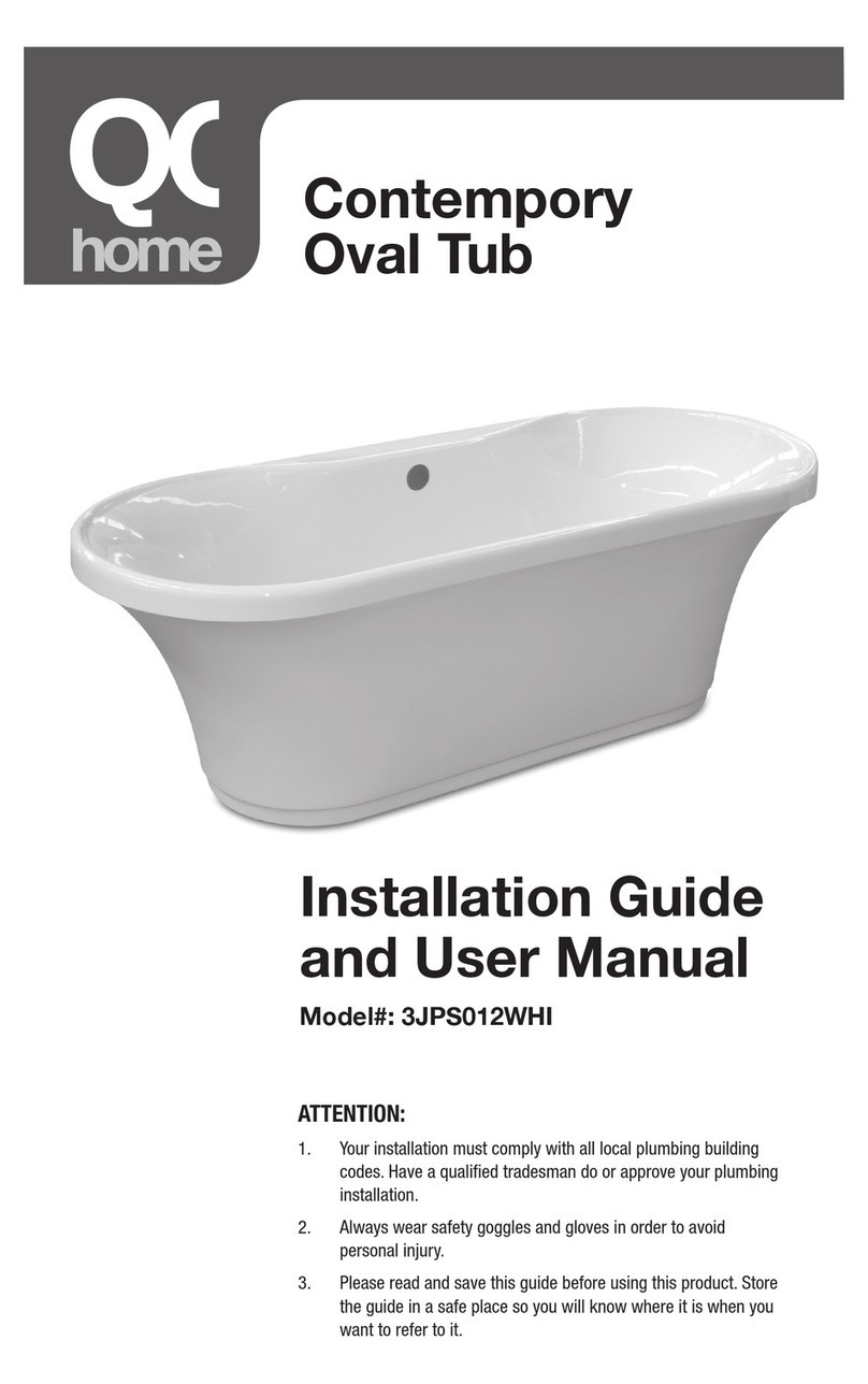 QC Home 3JPS012WHI Installation guide and user's manual