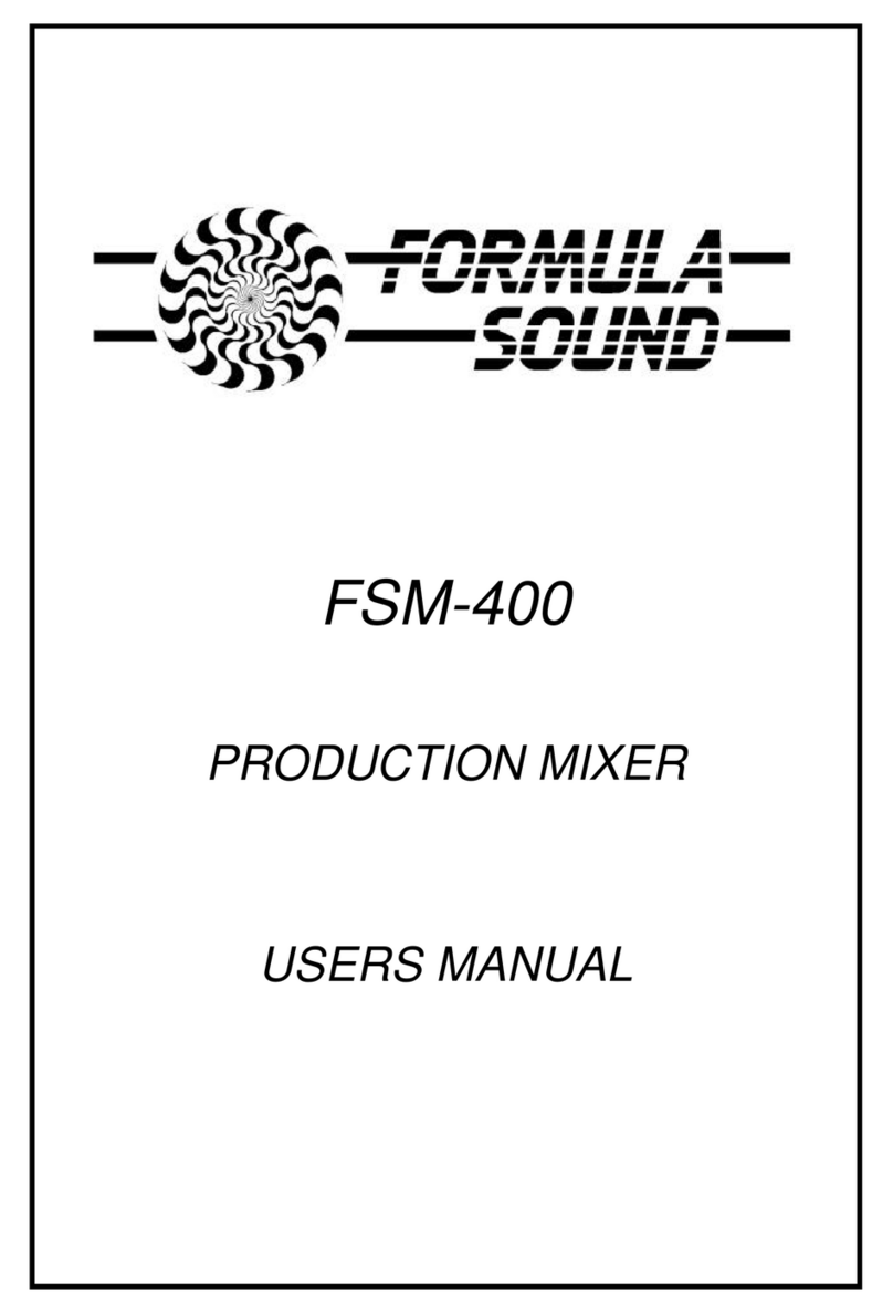Formula Sound FSM-400 user manual