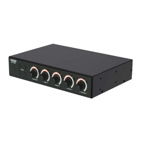 Vision AV-1600 owner's manual