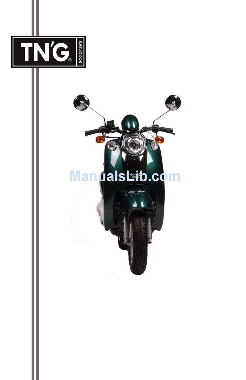 TNG Venice LX 49cc owner's manual