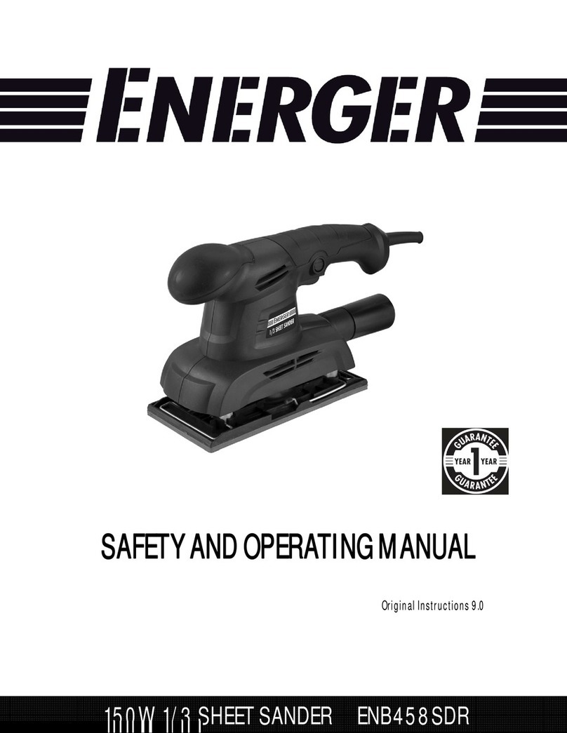 Energer ENB458SDR Safety and operating manual