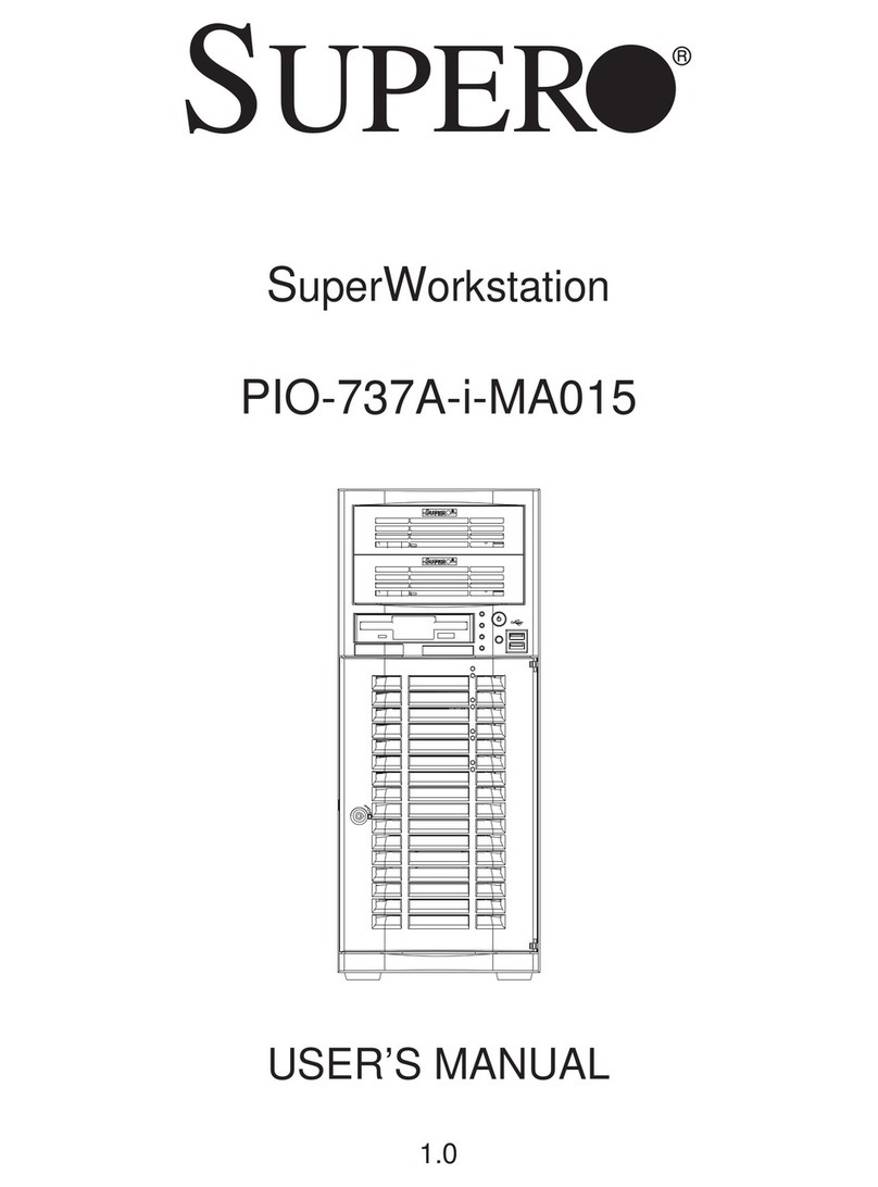 Supero SuperWorkstation PIO-737A-i-MA015 User manual