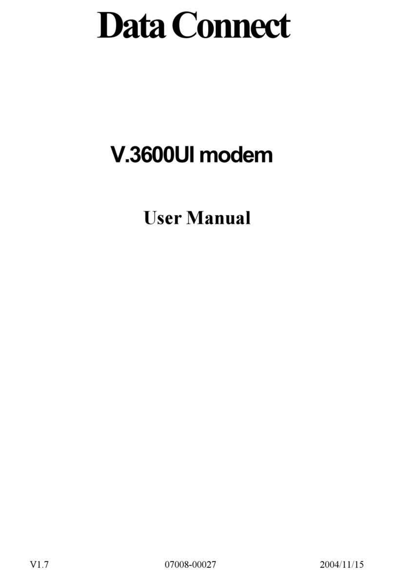 Data Connect V.3600UI User manual