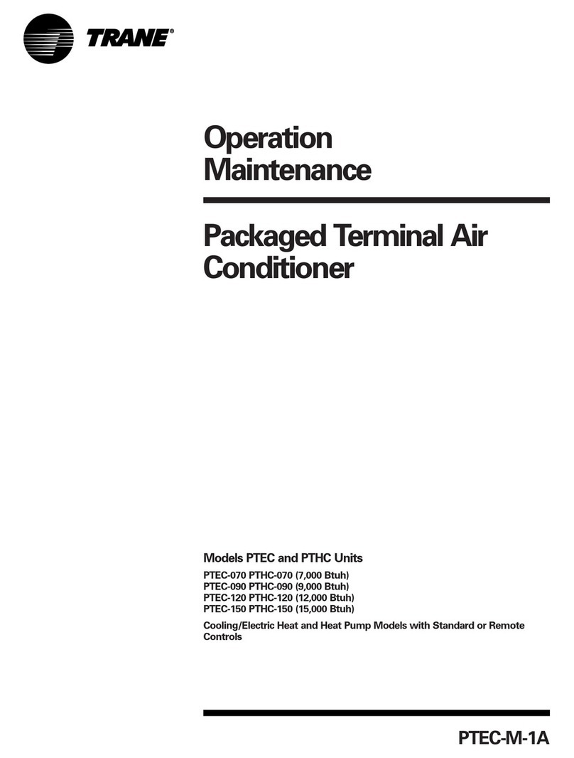 Trane PTEC-070 Troubleshooting guide