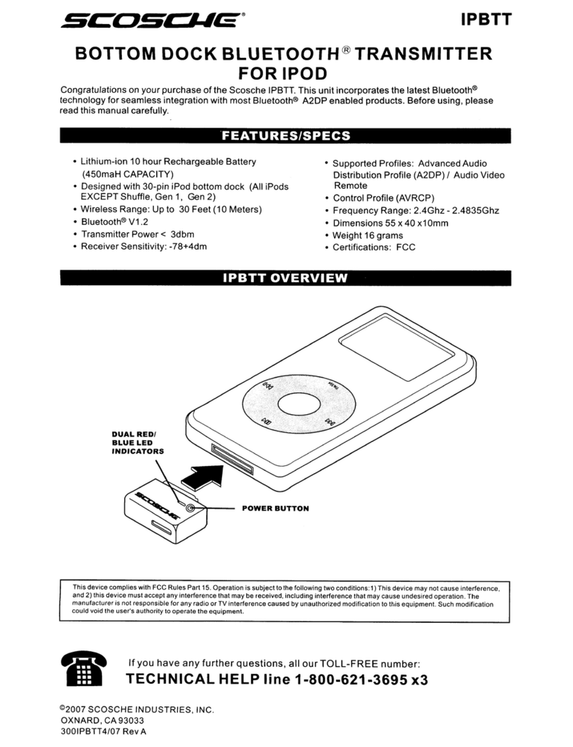Scosche IPBTT manual