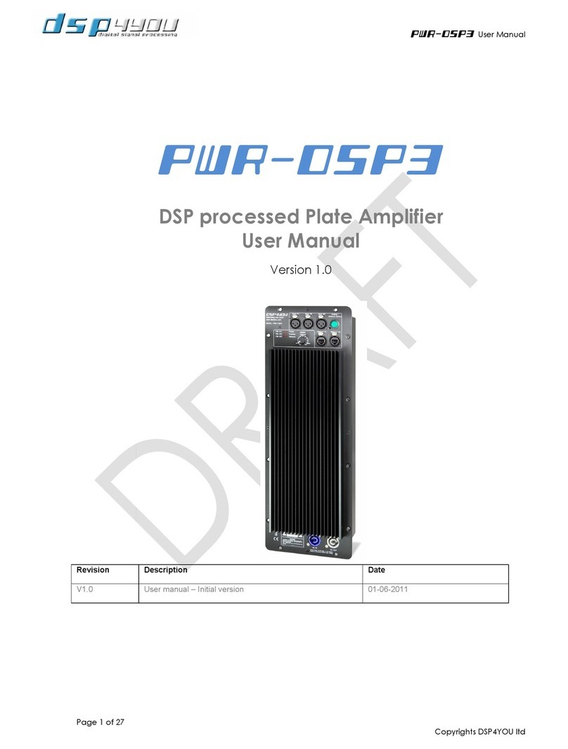 DSP PWR-DSP3 user manual