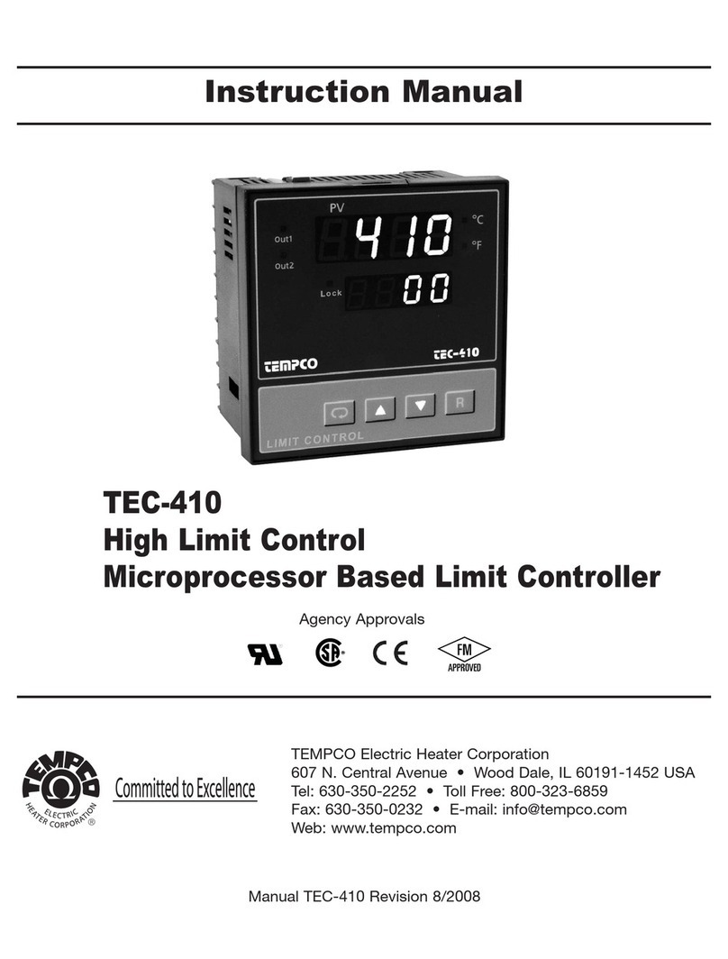 Tempco TEC-410 User manual