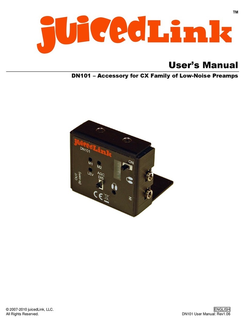 juicedLink DN101 User manual
