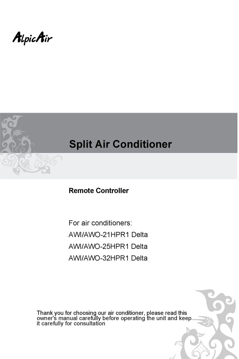Alpic Air AWO-21HPR1 Delta User manual