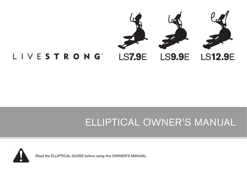 Livestrong LS7.9E owner's manual