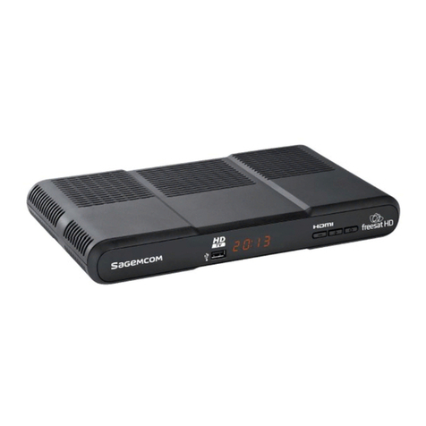 SAGEMCOM DS186 HD Freesat user manual