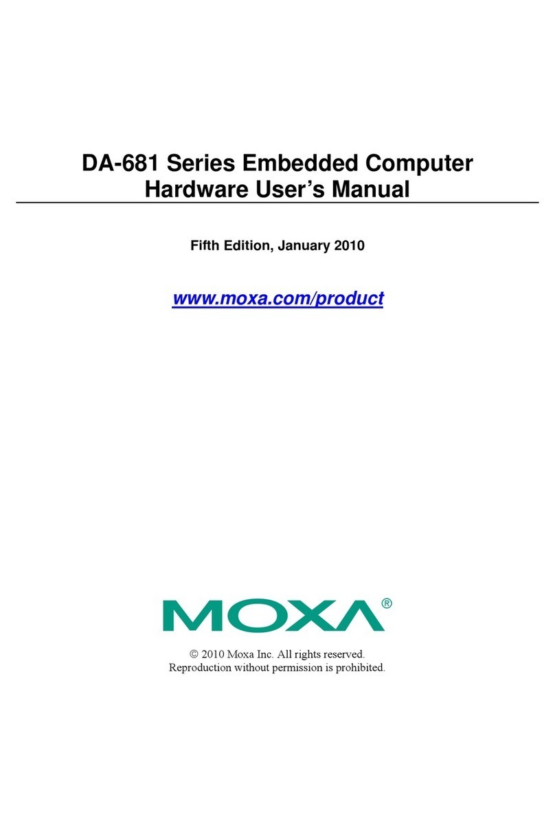 Moxa Technologies DA-681 Series User manual