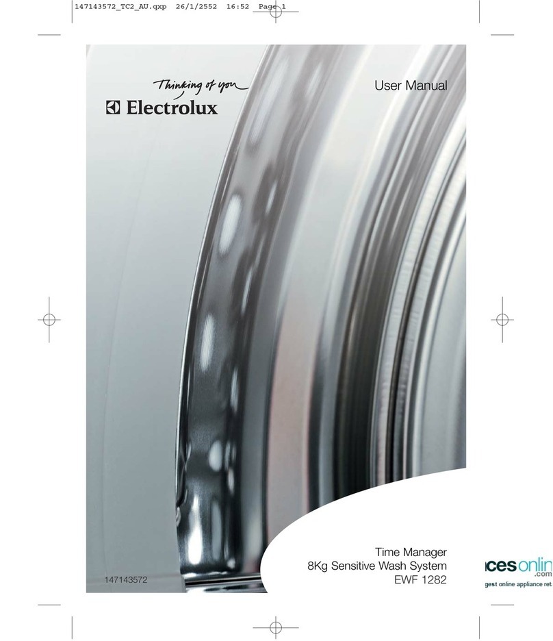Electrolux EWF 1282 User manual