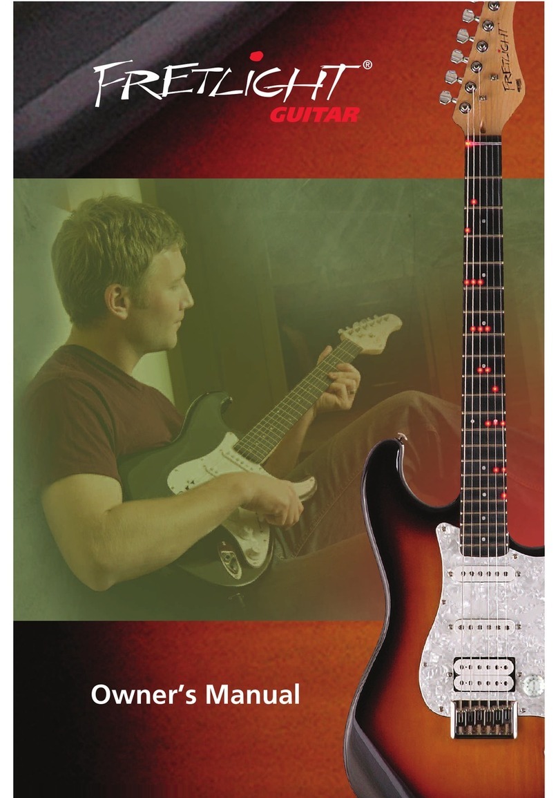 Optek Music Systems Fretlight owner's manual