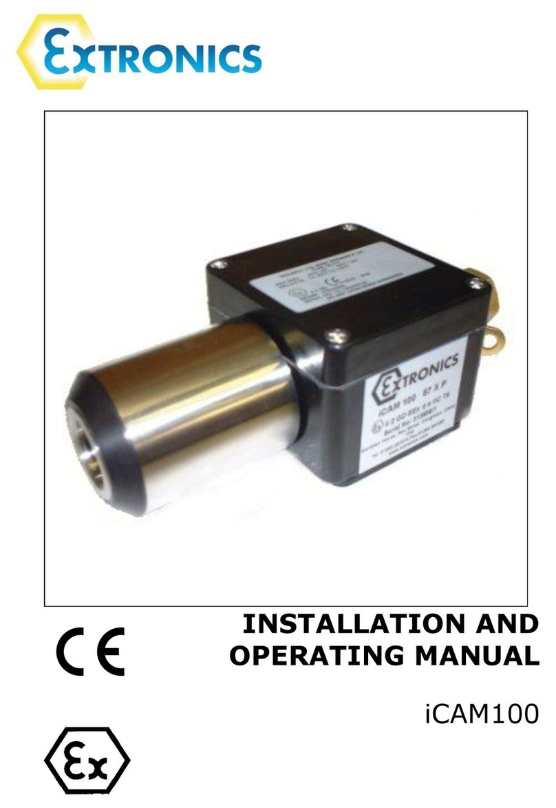 extronics iCAM100 Installation and operating manual