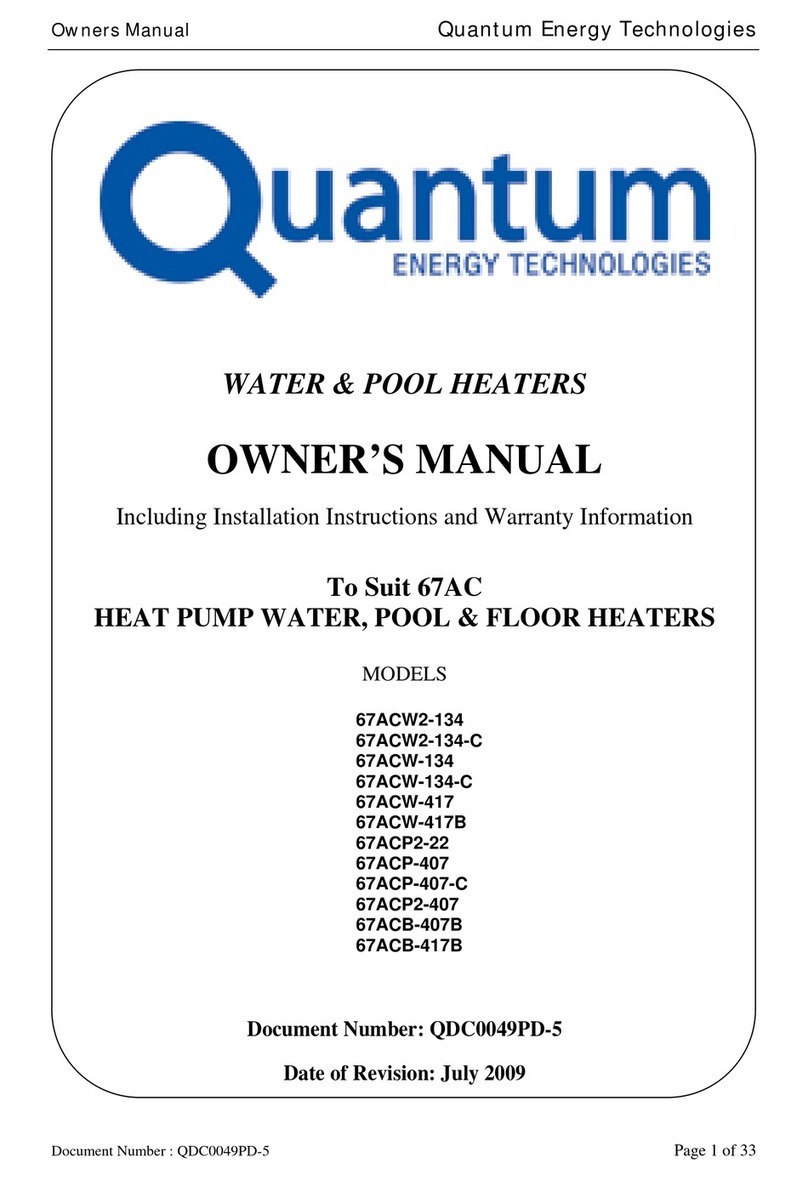 Quantum 67ACW2-134 User manual