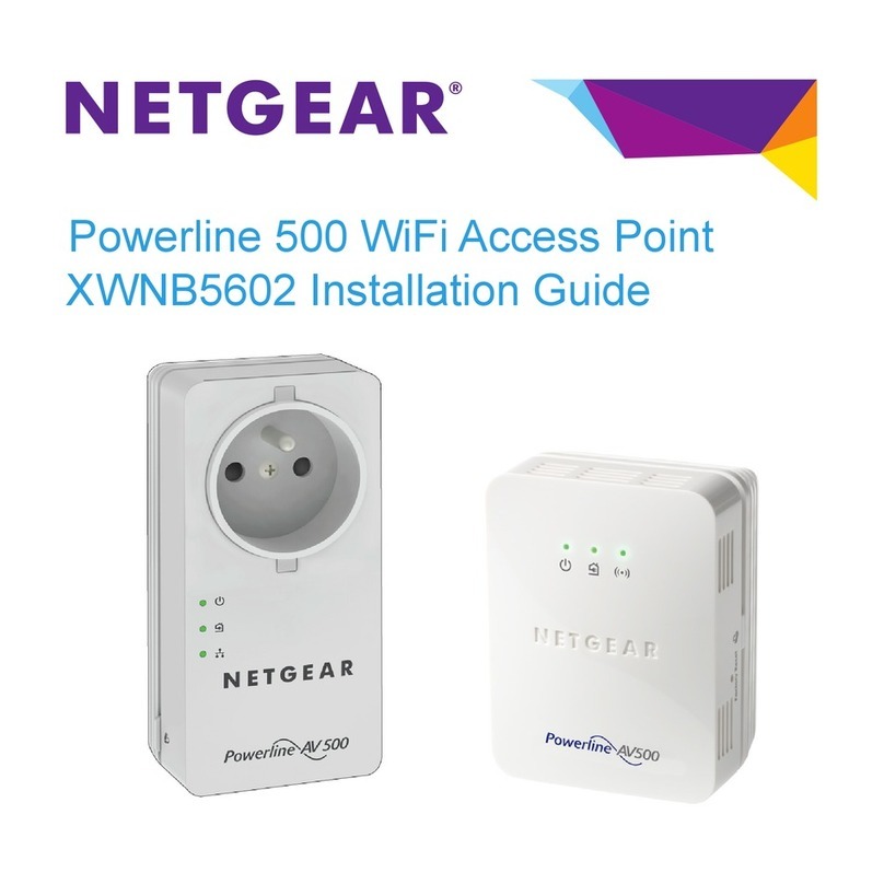 NETGEAR PowerLine XWNB5602 installation guide NETGEAR PowerLine XWNB5602 installation guide